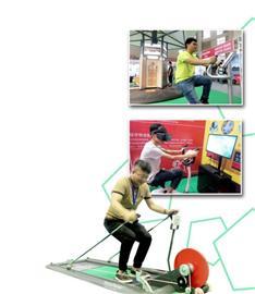 健身房里騎車“周游”世界 科技賦能全民健身新體驗